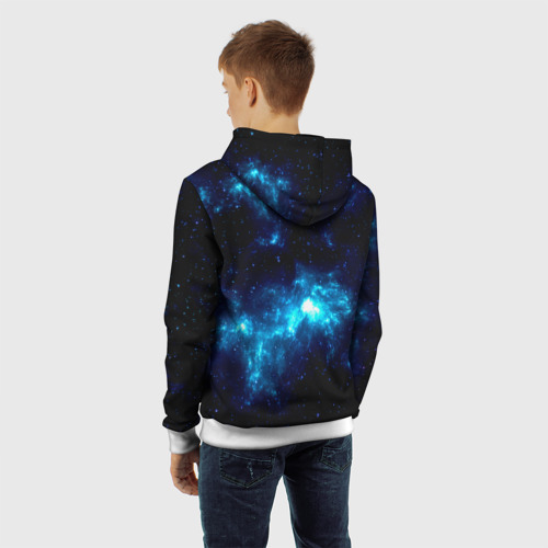Мужская толстовка 3d Blue XXS