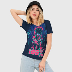 Женская футболка 3D Slim Моб Психо 100 - фото 2