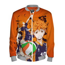 Мужской бомбер 3D Волебольная команда из аниме Haikyuu!!