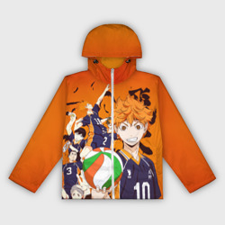 Женская ветровка 3D Волебольная команда из аниме Haikyuu!!