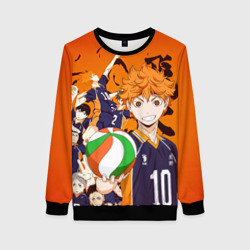 Женский свитшот 3D Волебольная команда из аниме Haikyuu!!