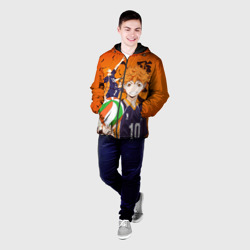 Мужская куртка 3D Волебольная команда из аниме Haikyuu!! - фото 2