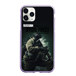 Чехол для iPhone 11 Pro матовый Спецназ РФ