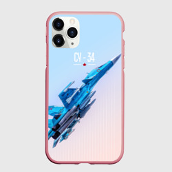 Чехол для iPhone 11 Pro Max матовый Су-34
