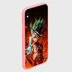 Чехол для iPhone XS Max матовый Доктор Стоун - фото 2