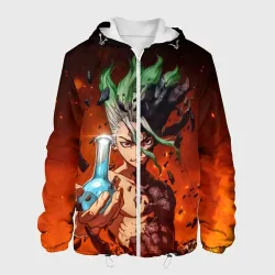 Мужская куртка 3D Доктор Стоун