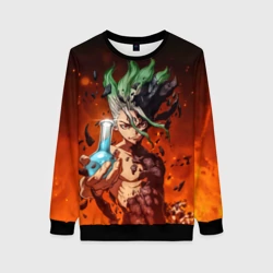 Женский свитшот 3D Доктор Стоун