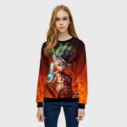 Женский свитшот 3D Доктор Стоун - фото 2