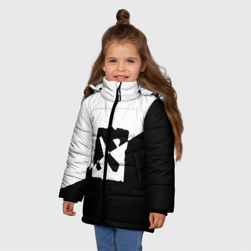 Зимняя куртка для девочек 3D Dota2, цвет красный - фото 3
