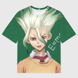 Женская футболка oversize 3D Доктор Стоун