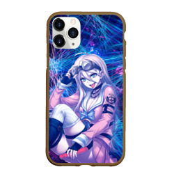 Чехол для iPhone 11 Pro матовый Danganronpa neon