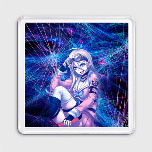 Магнит 55*55 Danganronpa neon