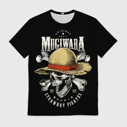 Мужская футболка 3D Mugiwara One piece