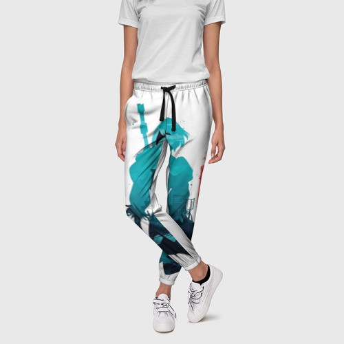 Женские брюки 3D Nier Automata 2B, цвет 3D печать - фото 3