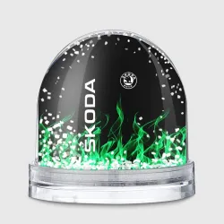 Игрушка Снежный шар Skoda