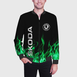 Мужской бомбер 3D Skoda - фото 2