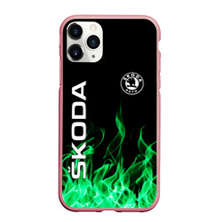 Чехол для iPhone 11 Pro Max матовый Skoda