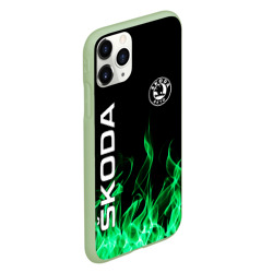 Чехол для iPhone 11 Pro матовый Skoda - фото 2