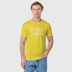 Мужская футболка хлопок Тесла = счастье - фото 2
