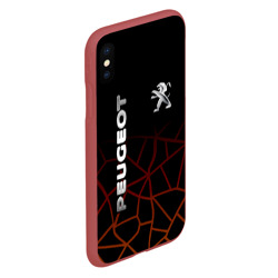 Чехол для iPhone XS Max матовый Peugeot - фото 2