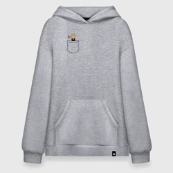 Худи SuperOversize хлопок Кармашек One Piece