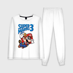 Женская пижама с лонгсливом хлопок Super Mario bros 3