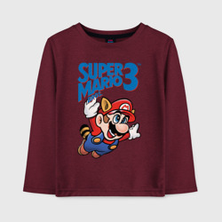 Детский лонгслив хлопок Super Mario bros 3