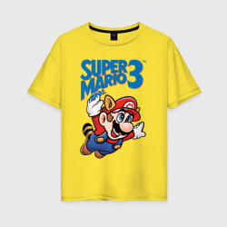 Женская футболка хлопок Oversize Super Mario bros 3