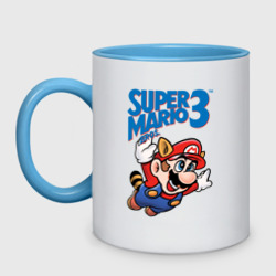 Кружка двухцветная Super Mario bros 3