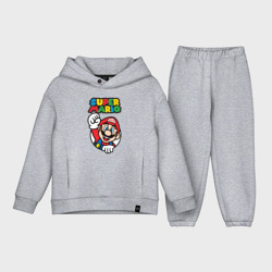 Детский костюм хлопок Oversize NES - super Mario