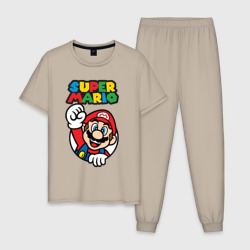 Мужская пижама хлопок NES - super Mario