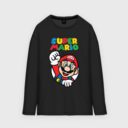 Мужской лонгслив oversize хлопок NES - super Mario