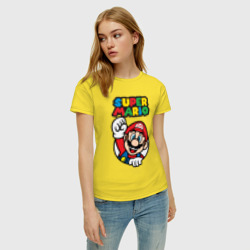 Женская футболка хлопок NES - super Mario - фото 2