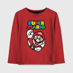 Детский лонгслив хлопок NES - super Mario