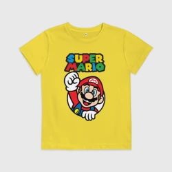 Детская футболка хлопок NES - super Mario