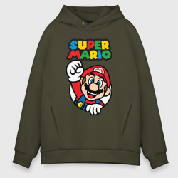 Мужское худи Oversize хлопок NES - super Mario