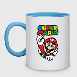 Кружка двухцветная NES - super Mario