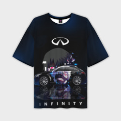 Мужская футболка oversize 3D Infinity Art