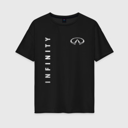Infinity for Razor – Женская футболка хлопок Oversize с принтом купить со скидкой в -16%