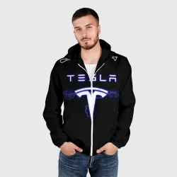 Мужская ветровка 3D Tesla - фото 2
