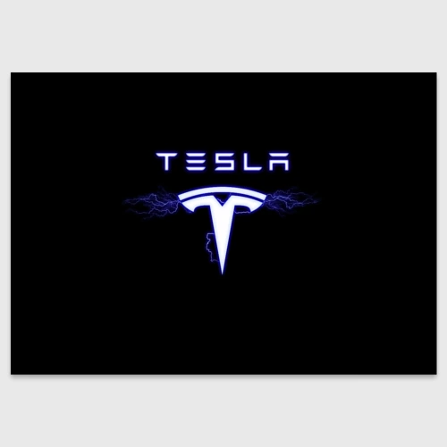 Поздравительная открытка Tesla