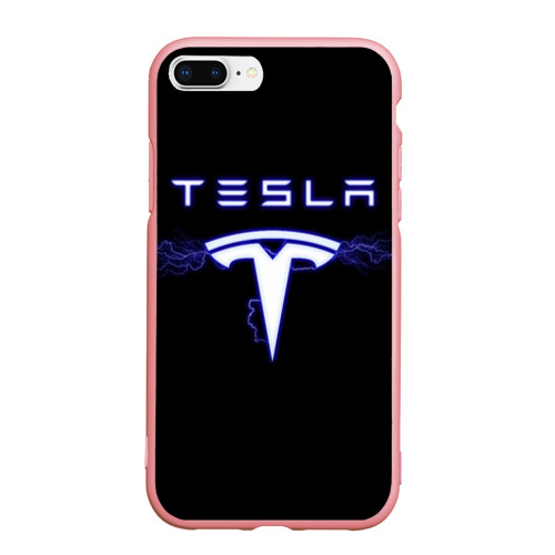 Чехол для iPhone 7Plus/8 Plus матовый Tesla, цвет баблгам