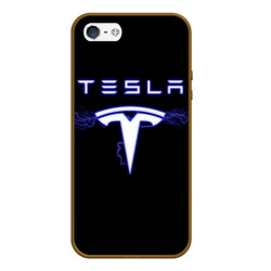 Чехол для iPhone 5/5S матовый Tesla