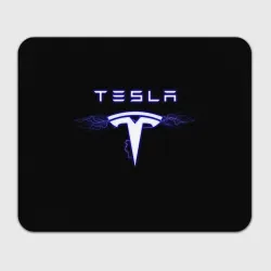 Прямоугольный коврик для мышки Tesla