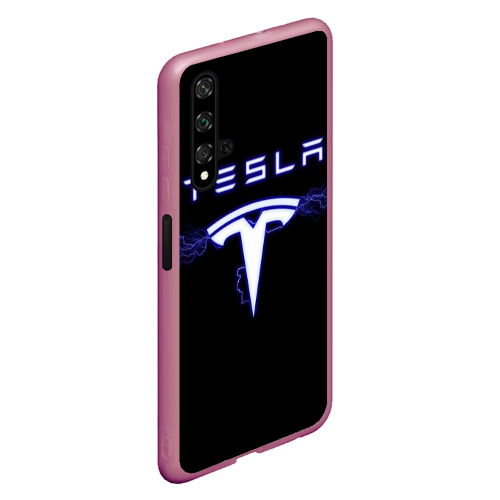 Чехол для Honor 20 Tesla, цвет малиновый - фото 3