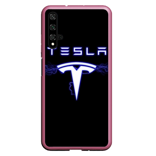 Чехол для Honor 20 Tesla, цвет малиновый