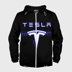 Мужская ветровка 3D Tesla