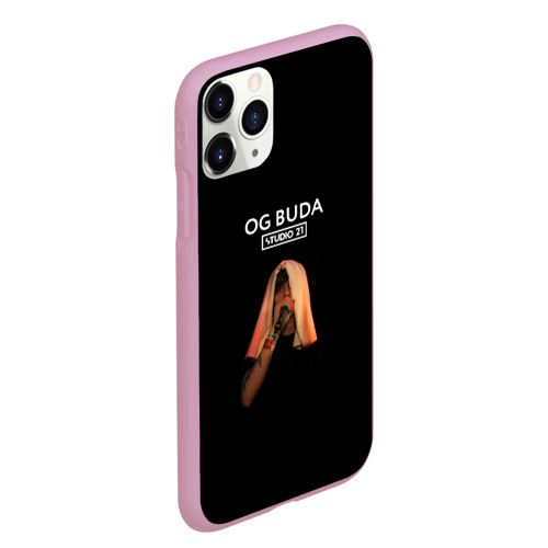 Чехол для iPhone 11 Pro Max матовый OG Buda, цвет розовый - фото 3