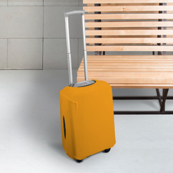 Чехол для чемодана 3D Цвет Шафран без рисунка - фото 2