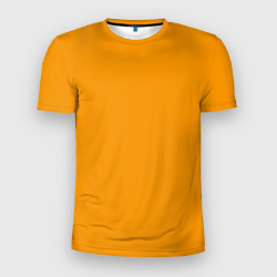 Мужская футболка 3D Slim Цвет Шафран без рисунка